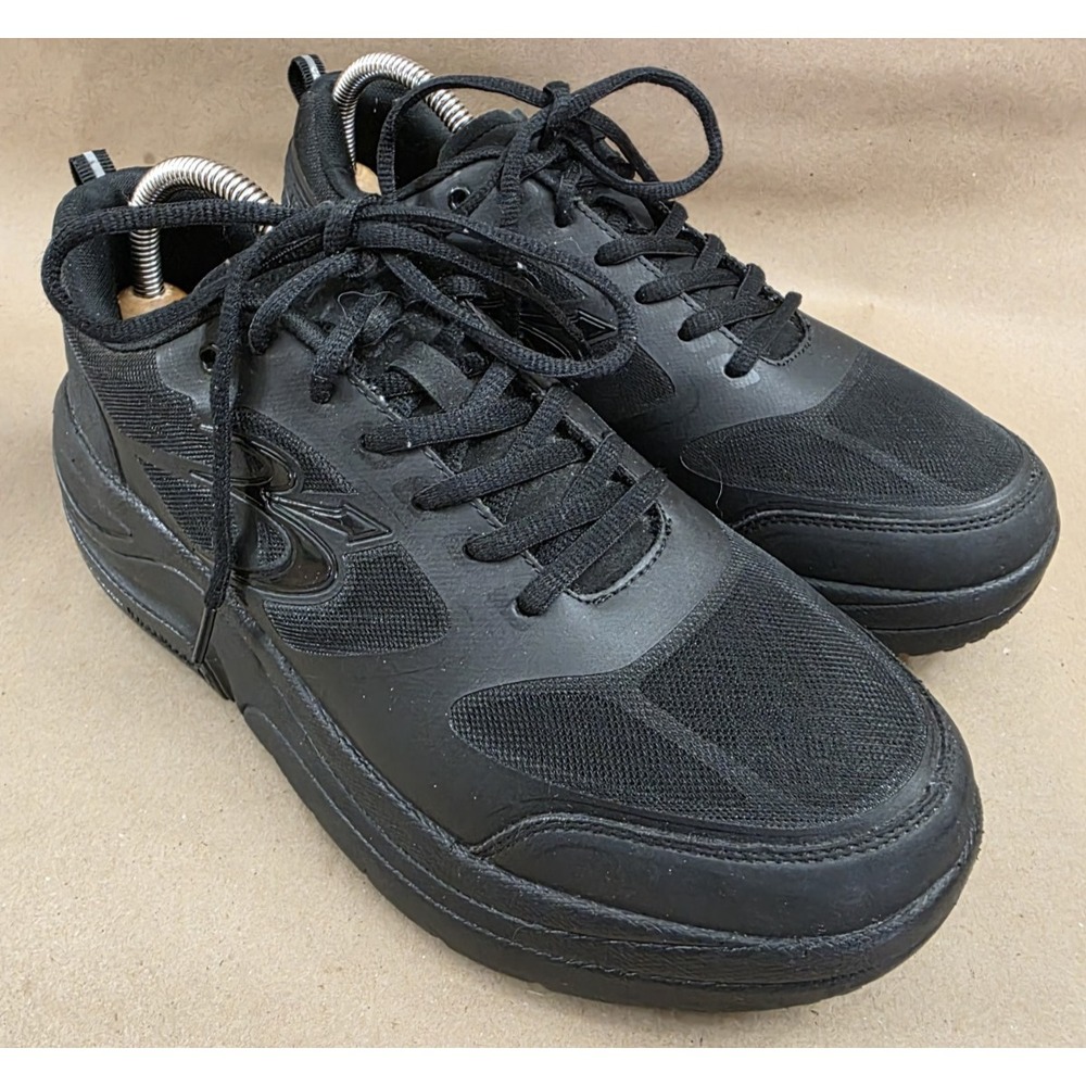 Gdefy (Sz 8.5)  Gravity Defyer ION Slip Resistant Black Shoes TB9025MBB Mens